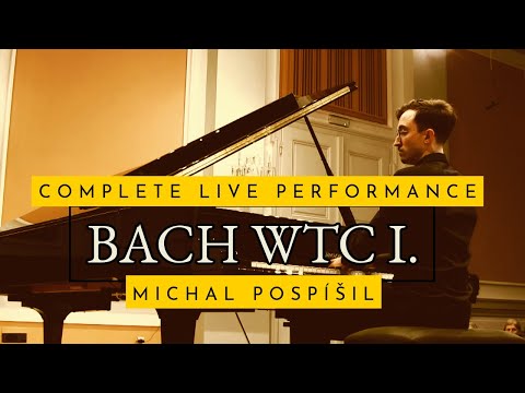 BACH WTC I. – Complete live performance (Well tempered clavier book 1) – Michal Pospíšil