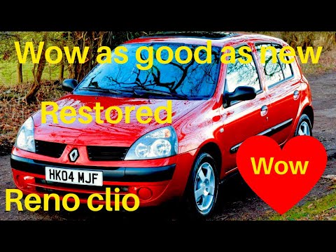 RENO TRANSFORMATION! | 2004 Renault Clio 1.4: Fully Restored & Valeted | Better Than New!