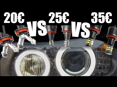 Die besten LED Angel Eyes für deinen BMW E90/E91/E60/E61/E81/E82/E87/E88/E70/E71