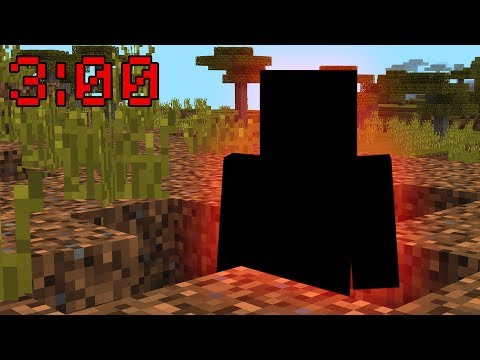 HAUNTED MINECRAFT SEED AT 3:00 AM! (Do Not Play On This World)