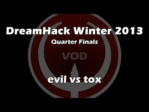 evil vs tox - DreamHack Winter 2013 Quarter-Finals (Quake Live VOD)