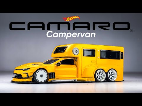 Chevy Camaro Drag Retirement change into Camaro Camper Beast Hotwheels Custom