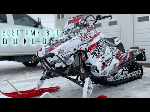 2020 Polaris RMK 850 Snowmobile Build