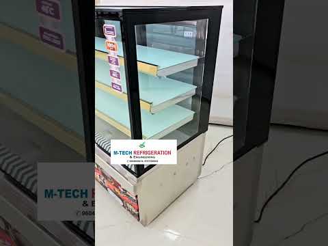 Cake Pastry Counter 90 degree   bend glass