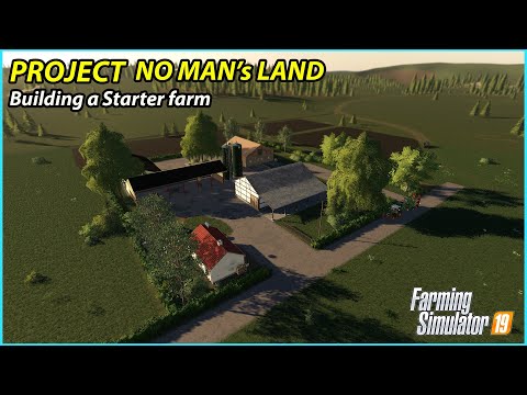 Transforming No Man's Land #1: Starter Farm| FS19 | Timelapse