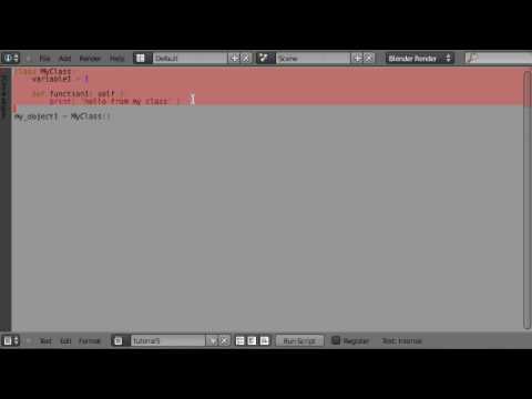 Tobs Blender Python Tutorial 105 Classes And Objects 12