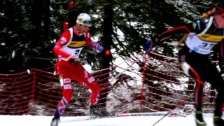 preview picture of video 'Sesongstart skiskyting Sjursjøen 2014 - Dag 2 - Bjørndalen vinner'
