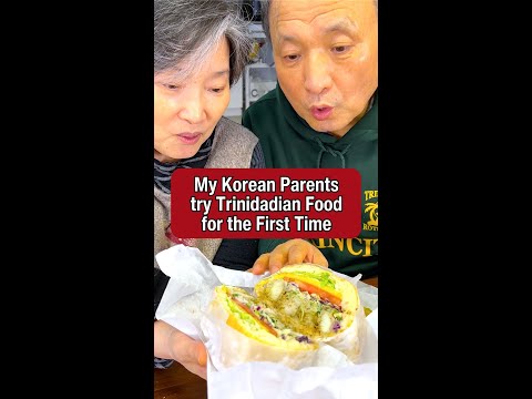 Korean Parents try Trinidadian Food for the First Time