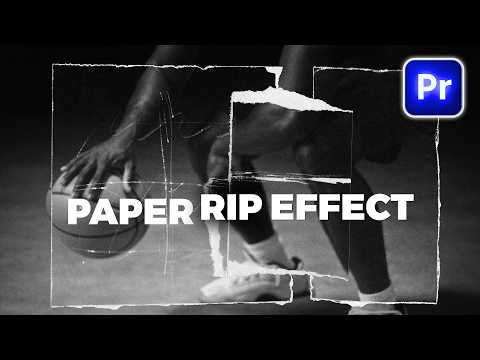 Paper Rip Effect In Premiere Pro