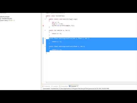 Tutorial 20 Method Overloading