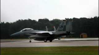 preview picture of video 'F-15C and F-15D at RAF Lakenheath'