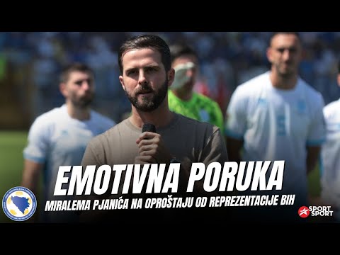 EMOTIVNA PORUKA MIRALEMA PJANIĆA NA OPROŠTAJU OD REPREZENTACIJE BIH