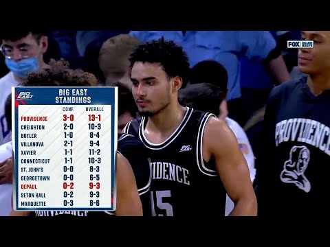 Justin Minaya Notches a Double-Double in Friars' 70-53 Win Over DePaul - RECAP