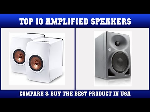 Top 10 Amplified Speakers to buy in USA | Price & Review