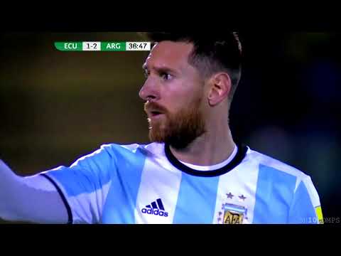 Lionel Messi vs Ecuador Away 11 10 2017 HD 1080i   English Commentary