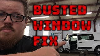 2014 Transit Connect Door Glass Replacement