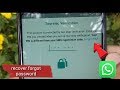 how to recover whatsapp two step verification pin | how to reset whatsapp two step verification