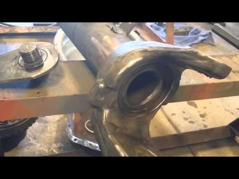 Dana 60 kingpin removal the easy way..Dodge M37