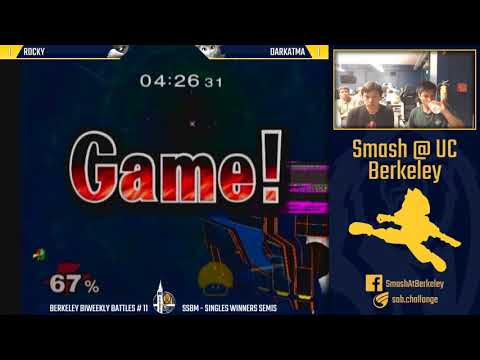Berkeley Biweekly Battles #11 - Melee Singles Winner Semis: Rocky vs Darkatma
