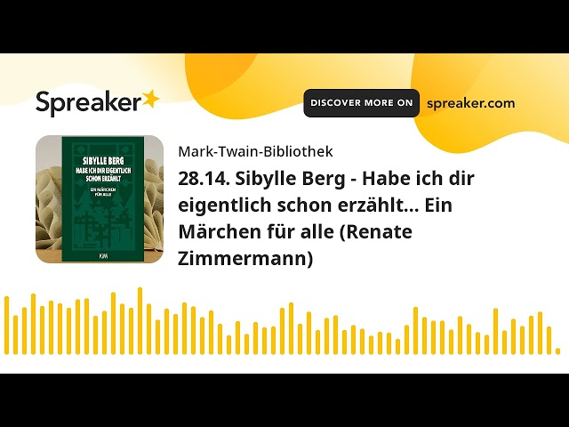 Vídeo relacionado con Habe ich dir eigentlich schon erzählt...: Ein Märchen für alle