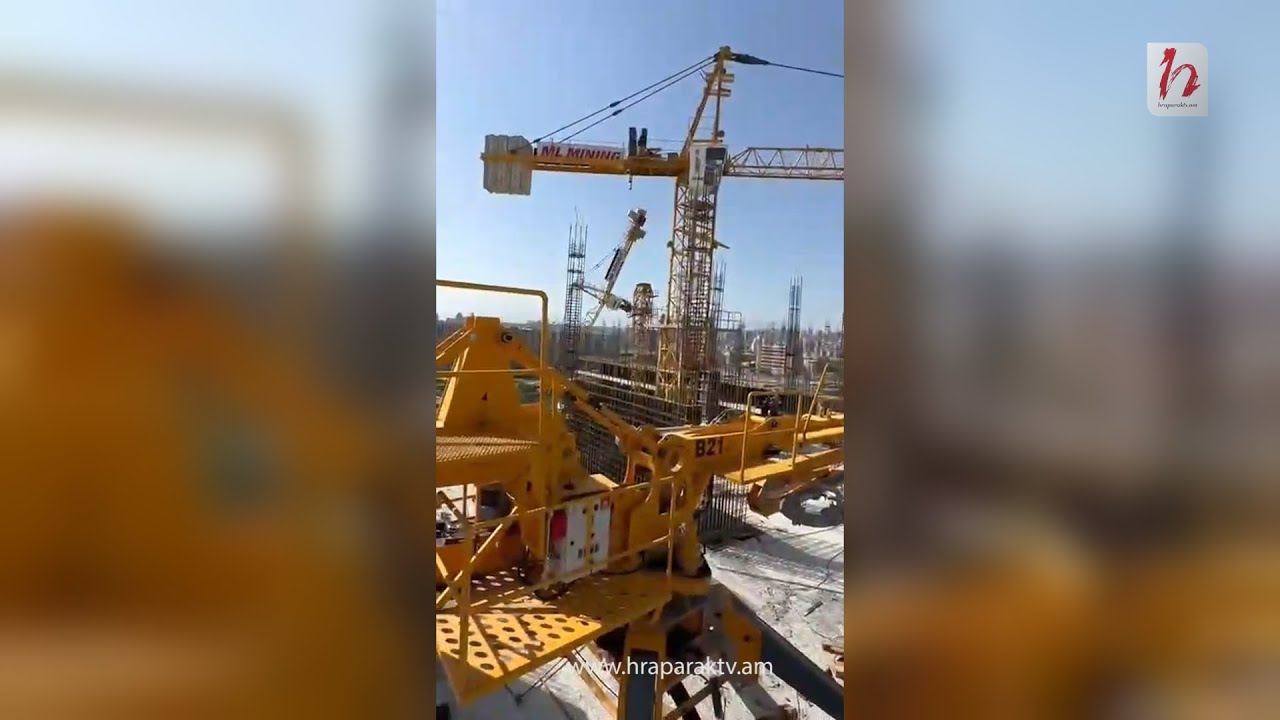 Երևանում ընկել է վերամբարձ կռունկը. կա մեկ զոհ