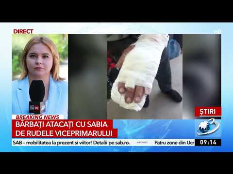 Bărbaţi atacaţi cu sabia de rudele viceprimarului, într-o comună din Mehedinţi