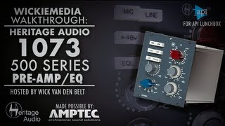 Video thumbnail for Heritage Audio 1073/500 Pre-amp & Equalizer (Complete Walkthrough) by wickiemedia