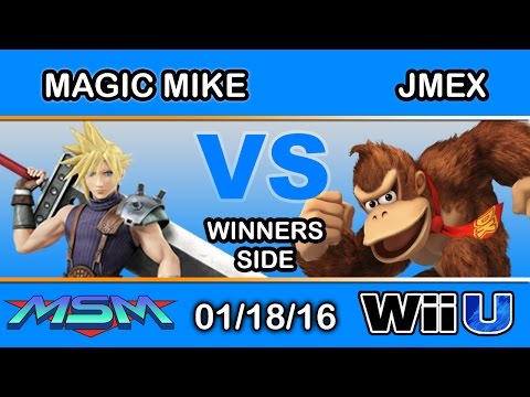 MSM 33 - Magic Mike (Cloud) Vs. 2GG | Jmex (Donkey Kong) Winners Side - Smash Wii U