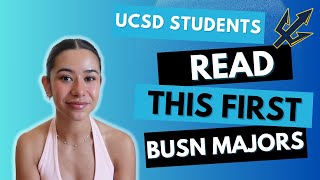 What I Wish I Knew as a UCSD Business Major | Class Schedule + GPA Tips