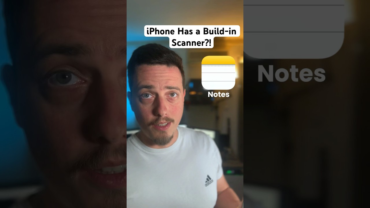 Turn Your iPhone Into a Scanner with This Hidden Notes App Trick! #iphonetips #notesapp
