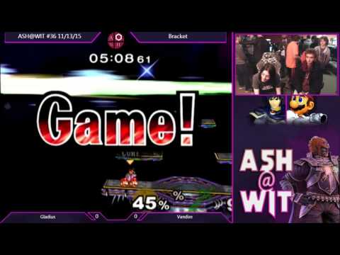 Gladius (Dr. Mario) vs Vandire (Marth) - ASH@WIT #36 Melee Bracket