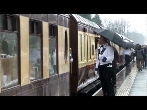 The Bluebell Railway arrives at East Grinstead - 23 March 2013