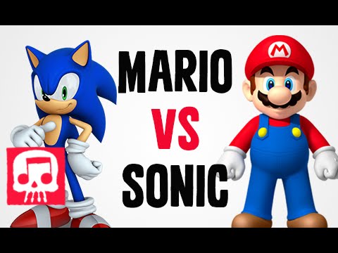 MARIO vs SONIC Rap Battle by JT Music and Brysi