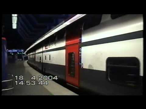 SBB IC2000 Double-Decker Train at Zurich Airport