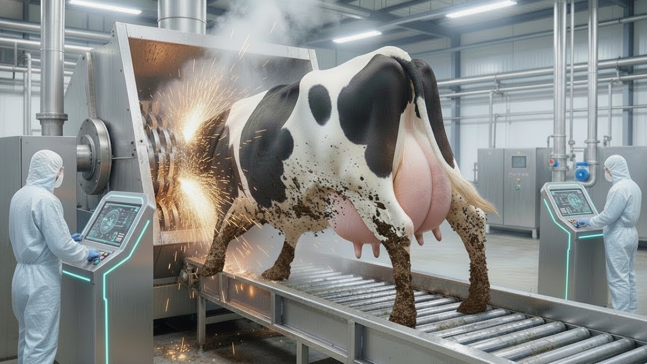 UNBELIEVABLE 2026: Inside the World’s Largest Dairy Cow Factory | Milk & Leather Mass Production