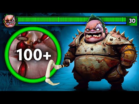 57 Kills Pudge One Shot Meta +450 Strength Unkillable | Dota 2 Gameplay