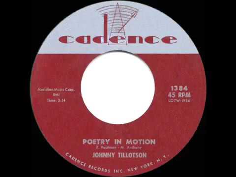 1960 HITS ARCHIVE  Poetry In Motion   Johnny Tillotson