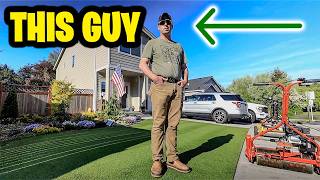 Putting His Neighbors to Shame With THIS LAWN!