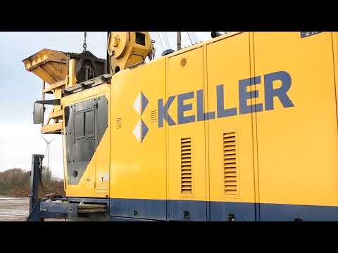 Keller Funderingstechniken - Distributiecentrum La Louviere Belgie