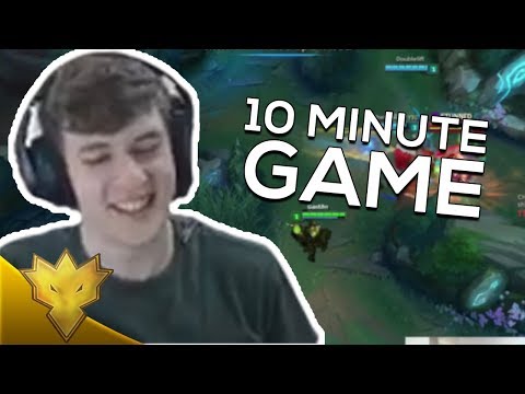 TSM Svenskeren & Doublelift - 10 MINUTE CHALLENGER GAME - League of Legends Stream Highlights