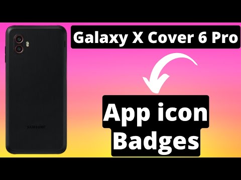 Samsung Galaxy Xcover 6 Pro App icon Badges 2023