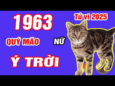 🔴HOROSCOPE 2025: Horoscope for those born in 1963 (Female) in 2025 - LOC GOD OF WEALTH