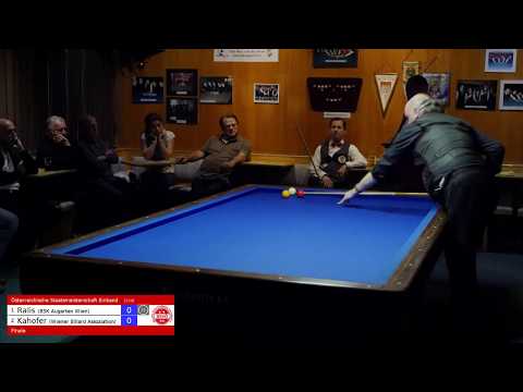 Finaltag ÖSTM Einband Carambol - Gerhard Ralis gg. Arnim Kahofer