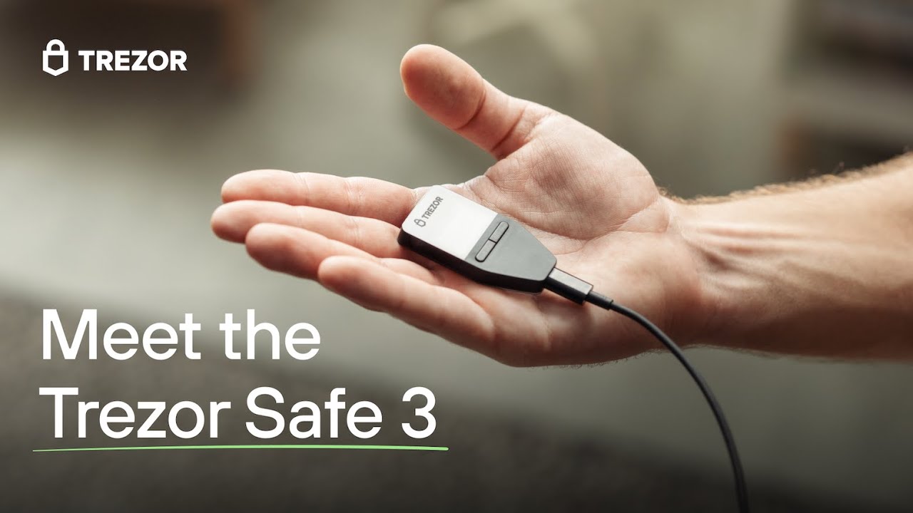 Trezor Safe 3: Your Next-Gen Crypto Hardware Wallet!