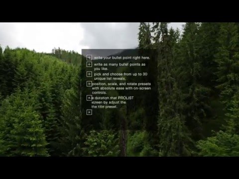 Pixel Film Studios - ProList - Self - Animating List Tools - Final Cut Pro X