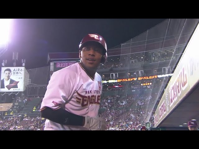 【1回裏】初球を捉えた!! イーグルス・オコエが先制の2号ソロを放つ!! 2018/9/30 E-Bs