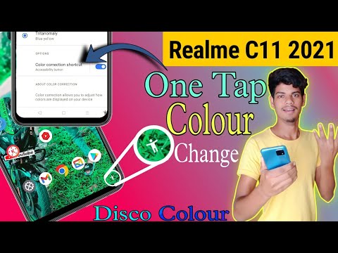 Realme C11 2021 One Tap To Disco Colour Change