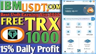IBMUSDT.COM REVIEW বাংলা | Earn Money Online | Best Usdt/TRX Mining Site 2022 | Make Money Online