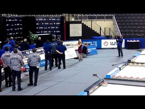 National Anthem OlympicTrials Curling 2013