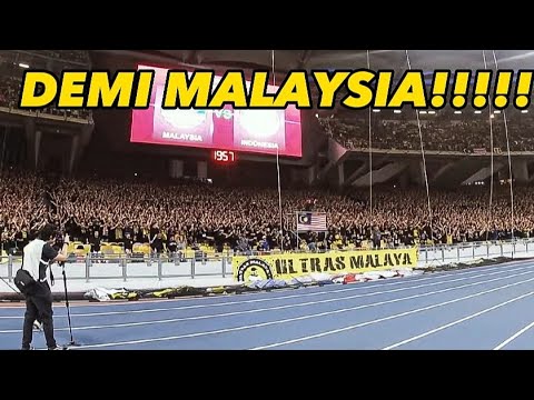 ULTRAS MALAYA - DEMI MALAYSIA | CRAZY SCENE !!!!!